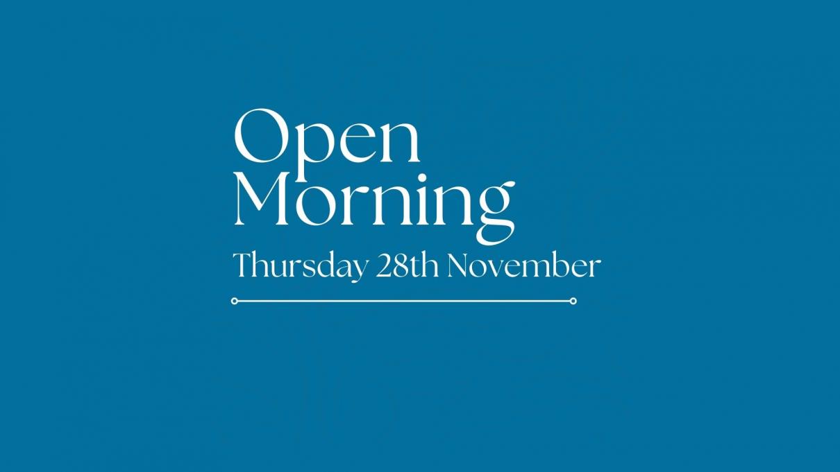 Image: open-morning-nov-2024